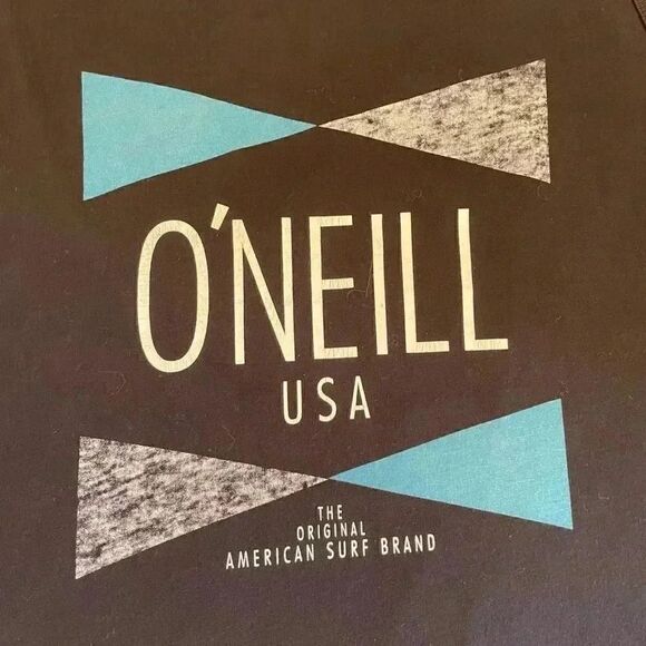 O’Neill Cotton Black Graphic Premium Tank Top SZ L #1233 - Picture 9 of 11